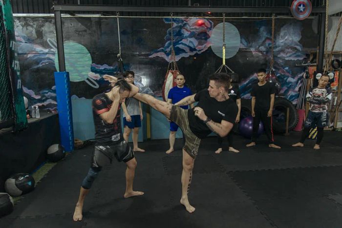 Hình ảnh phòng tập hiện đại tại LÔI HỔ MMA GYM