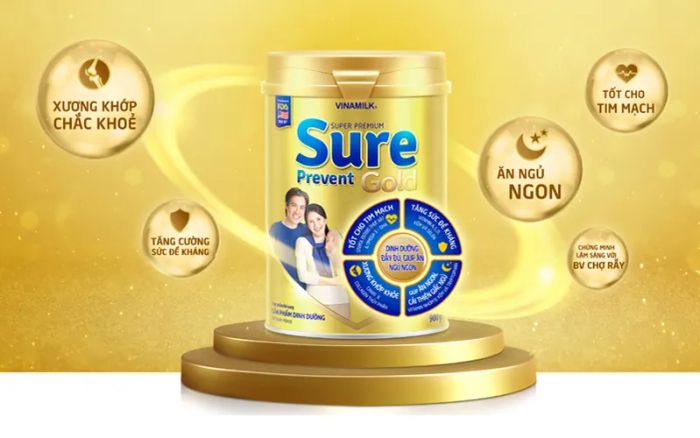 Bộ sưu tập hình ảnh sữa bột Sure Prevent Gold chính hãng