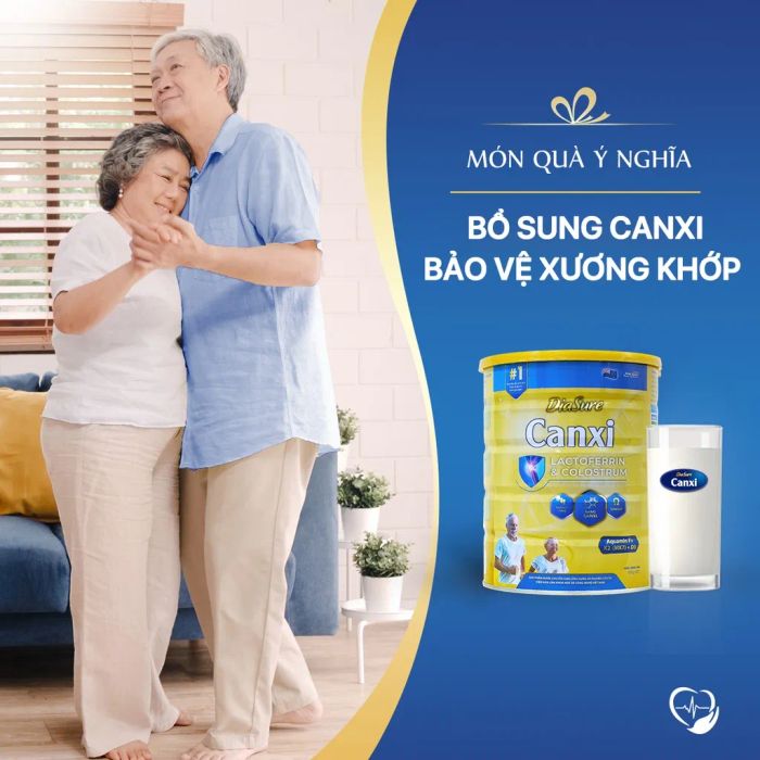 Hình ảnh sữa bột Diasure Canxi chính hãng - Bảo vệ xương khớp toàn diện
