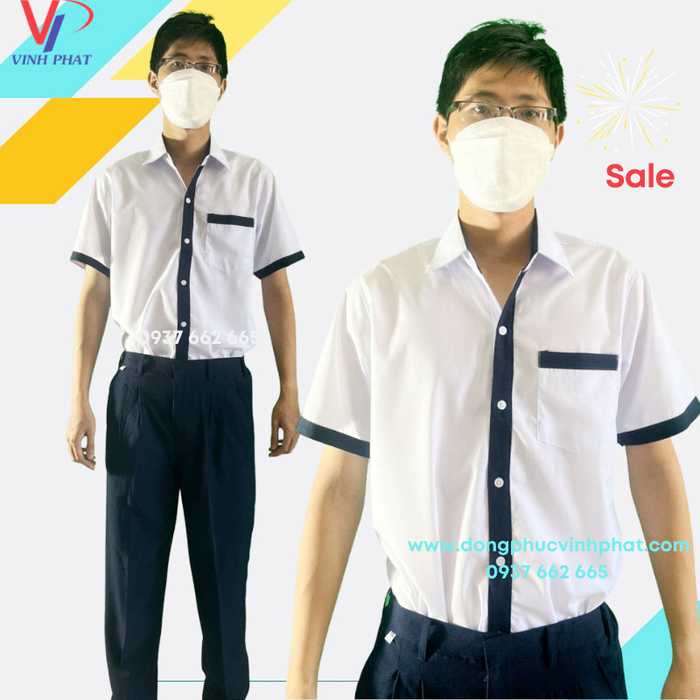 Hình ảnh ấn tượng về đồng phục Vĩnh Phát - Thiết kế tinh xảo, đường may chuẩn mực