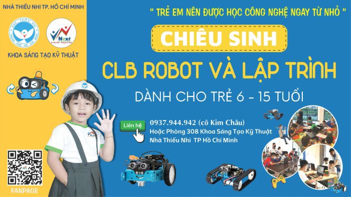 Không gian học tập đa năng tại Nhà Thiếu Nhi