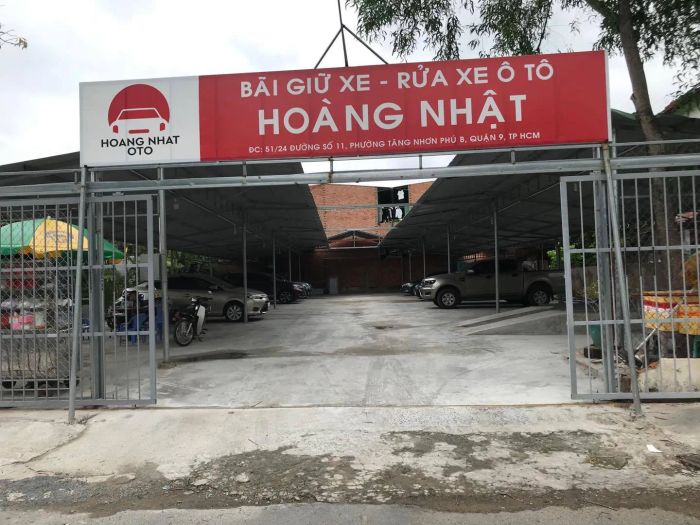 Hình ảnh bãi giữ xe Hoàng Nhật - Không gian rộng rãi, hiện đại