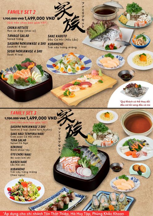 Không gian sang trọng tại Sushi World