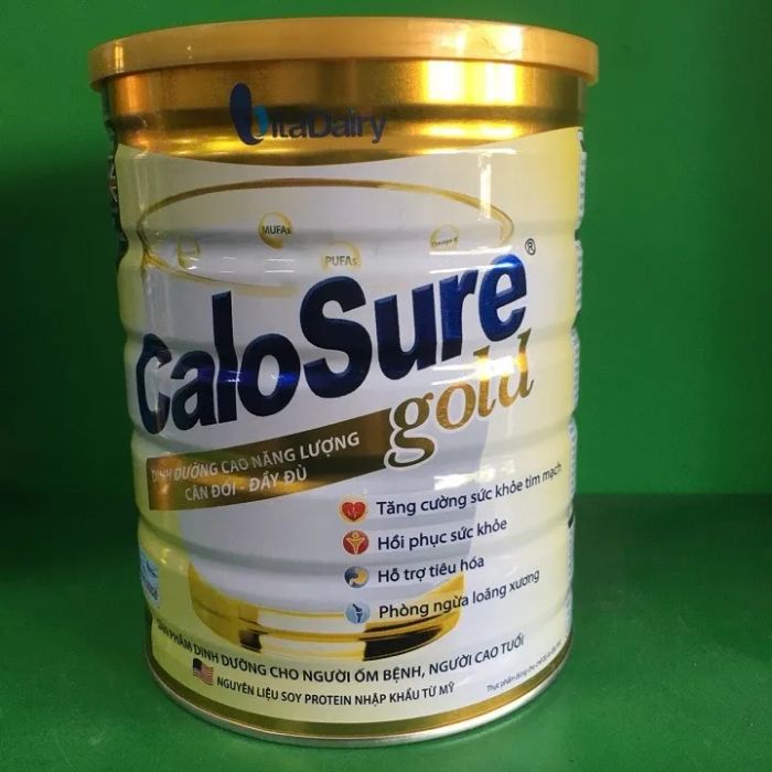 Bộ sưu tập hình ảnh sữa bột Calosure Gold đa góc nhìn