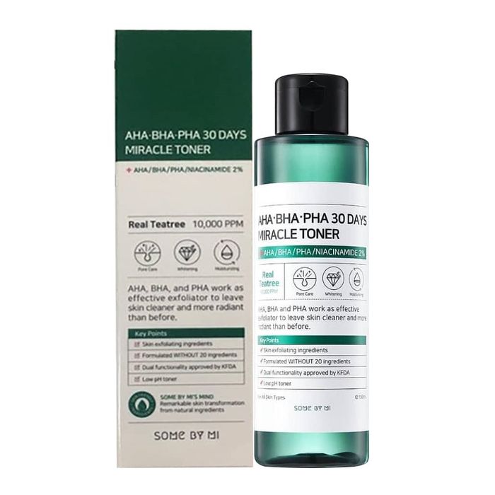 Nước Hoa Hồng SOME BY MI Cho Da Mụn Miracle Toner AHA-BHA-PHA 30 Days ảnh 2
