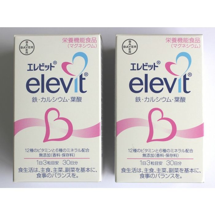 Hình ảnh chi tiết vitamin tổng hợp Elevit Nhật dành cho mẹ bầu