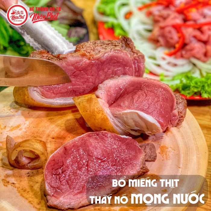 Không gian ẩm thực Bò Tơ Nhân Phát