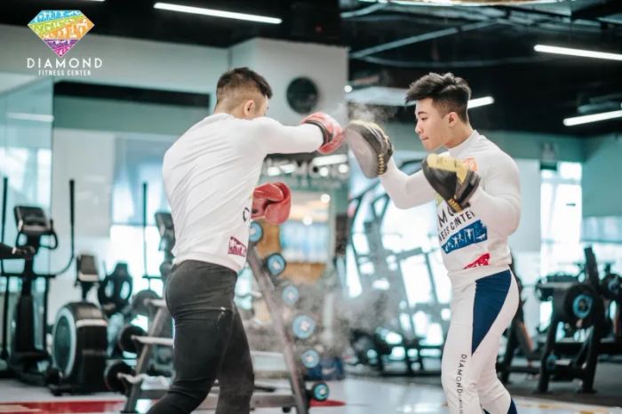 Không gian tập luyện sang trọng tại Diamond Fitness Center