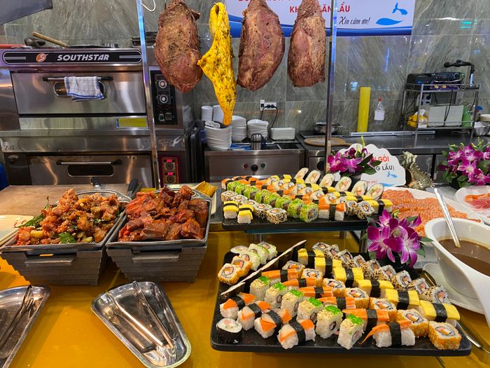Không gian sang trọng tại HP3 Seafood Buffet