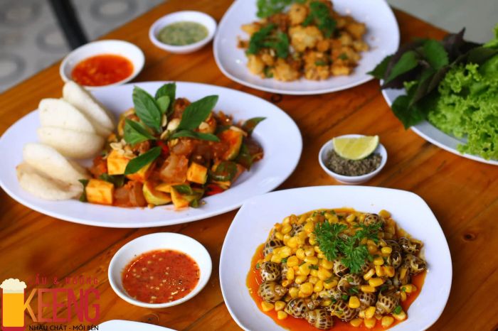 Những món nướng hấp dẫn tại Keeng Lẩu & Nướng