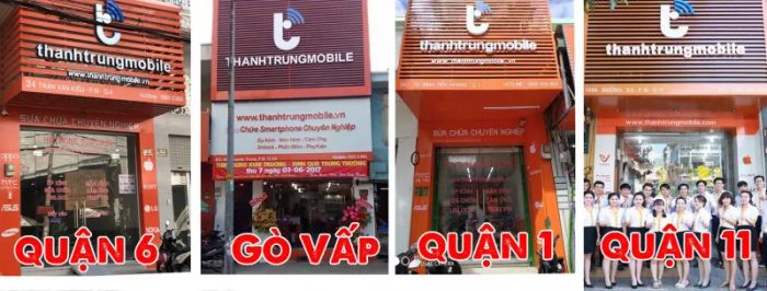 Thành Trung Mobile ảnh 1 - Uy tín và chất lượng sửa chữa điện thoại iPhone tại TP. Hồ Chí Minh