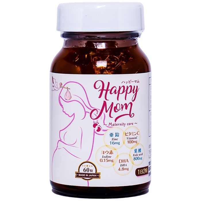 Bao bì sản phẩm Happy Mom Jpanwell chính hãng Nhật Bản