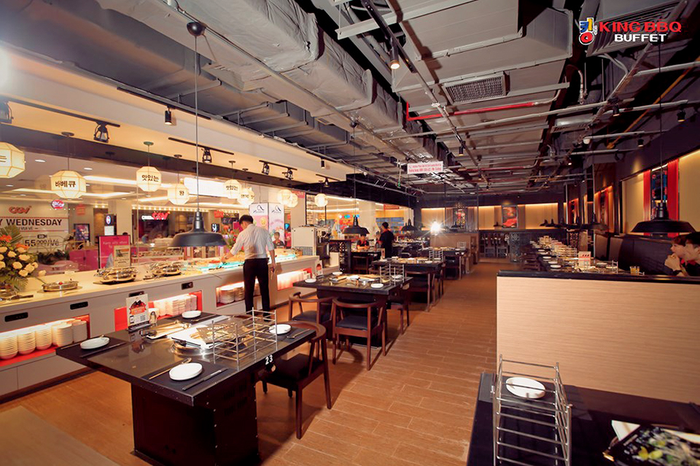 Không gian sang trọng và bữa tiệc nướng đẳng cấp tại King BBQ Buffet