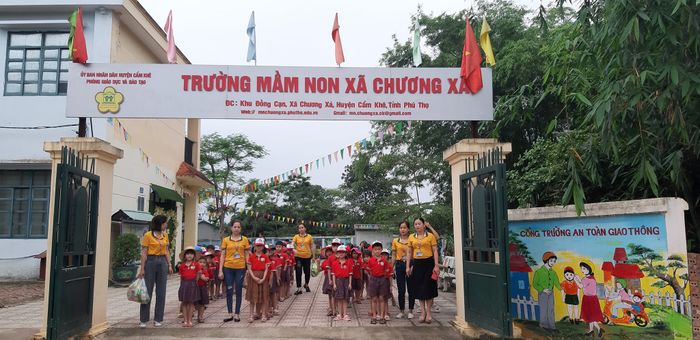 Hình ảnh Trường Mầm non Chương Xá - Không gian xanh mát