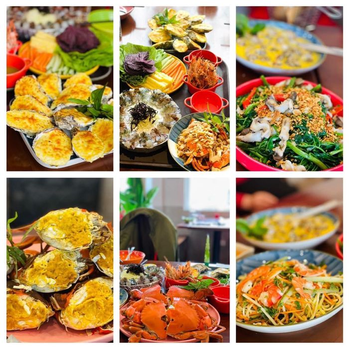Hải sản tươi sống tại Tomato