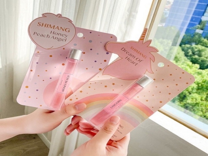 Hình ảnh chân thực nước hoa lăn Shimag phiên bản mới nhất
