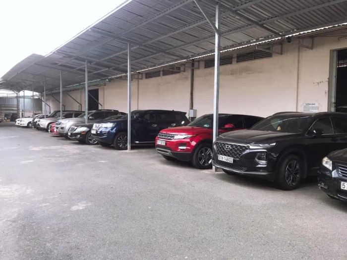Hình ảnh chi tiết khu vực giữ xe tại bãi xe anh Lâm