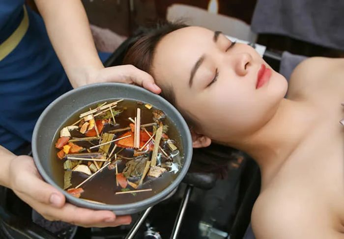 Không gian xanh mát tại Wonderful Spa