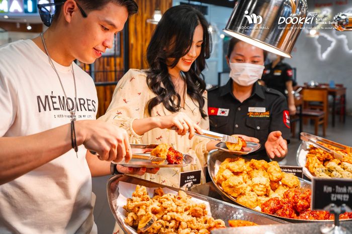 Nồi lẩu tokbokki hấp dẫn tại Dookki