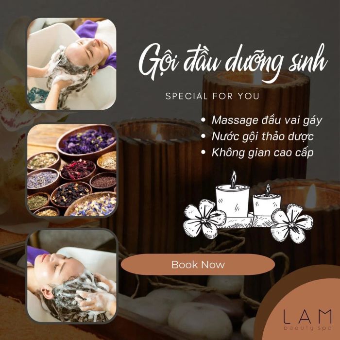 Hình ảnh không gian sang trọng tại Lam Spa