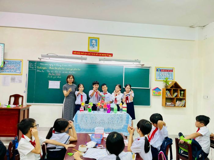 Khuôn viên xanh - sạch - đẹp của Trường Tiểu học Lê Lai