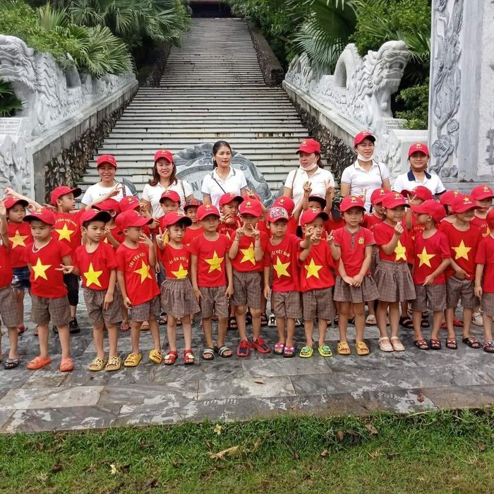 Hình ảnh không gian học tập sáng tạo tại Trường Mầm non Liên Hợp