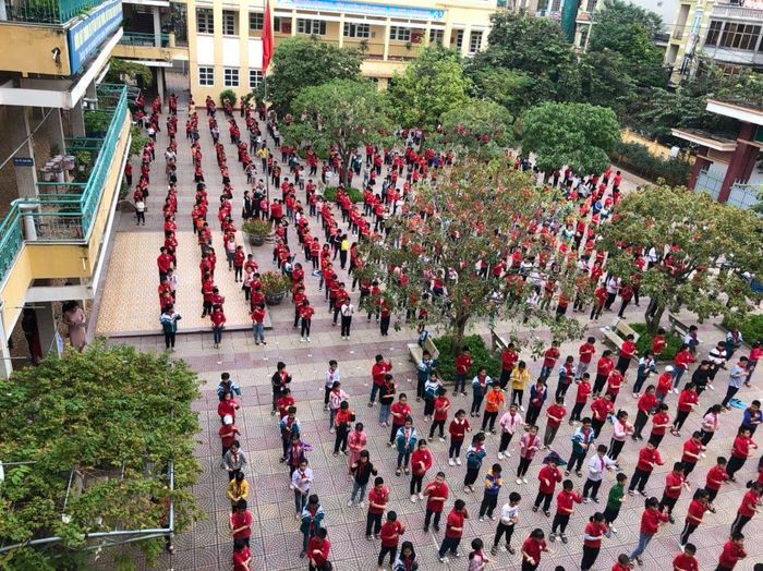 Hình ảnh đầu tiên về cơ sở vật chất hiện đại tại Trường Tiểu học Hùng Vương
