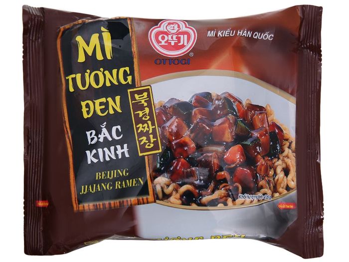 Hình ảnh chân thực mì tương đen Bắc Kinh Ottogi - Sự lựa chọn hoàn hảo