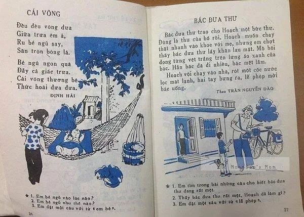 Hình ảnh chiếc võng ru tuổi thơ
