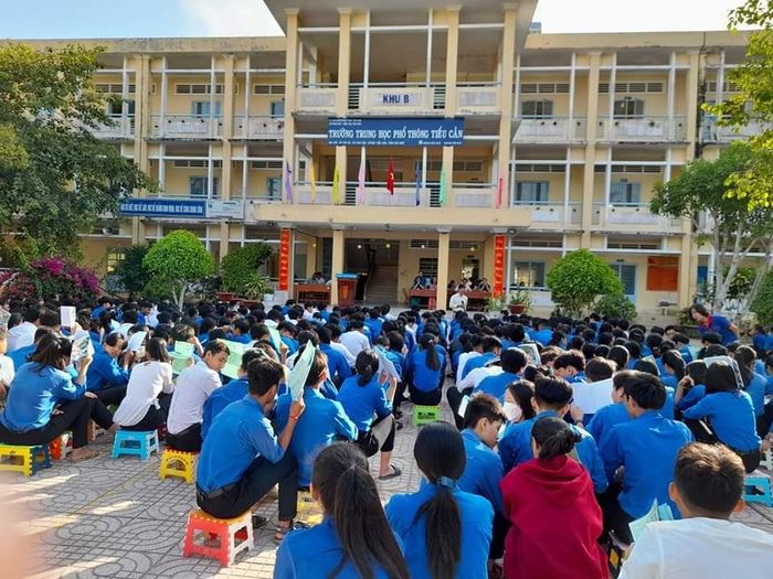 Hình ảnh đẹp về Trường THPT Tiểu Cần - Ngôi trường chất lượng