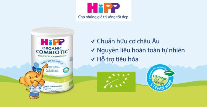 Sữa HiPP Organic Combiotic - Hương vị thuần khiết từ thiên nhiên (Ảnh minh họa 1)