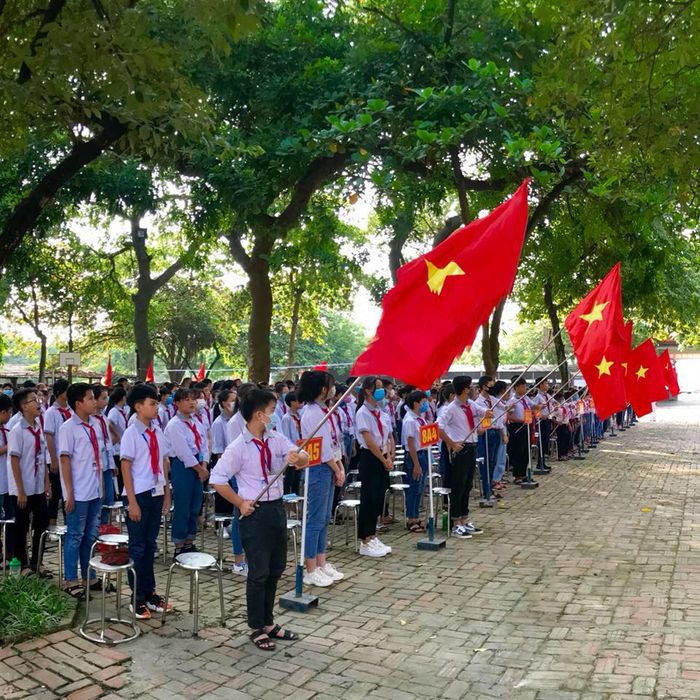 Hình ảnh đẹp về THCS Yên Lạc - góc nhìn toàn cảnh