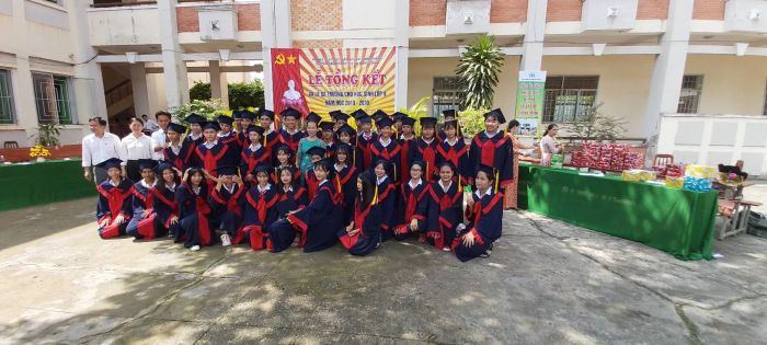 Toàn cảnh Trường THCS Phước Bình - Ngôi trường xanh giữa lòng Long Thành