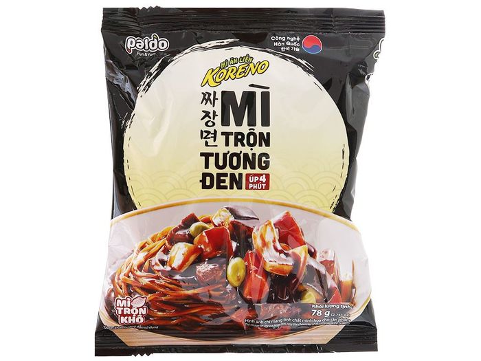 Hình ảnh mì trộn tương đen Koreno - Sự kết hợp hoàn hảo giữa hương và vị