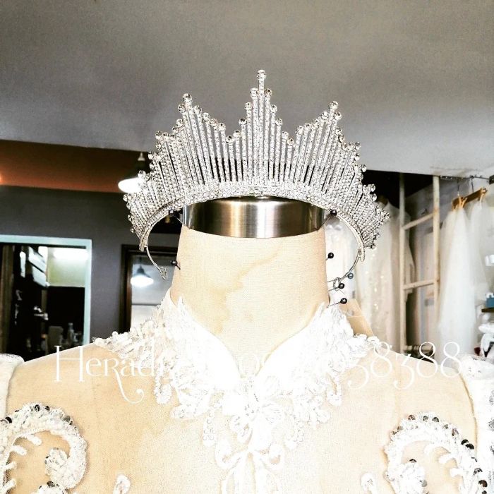 BST Phụ kiện cô dâu Heradress - Ảnh 3: Vương miện cổ tích