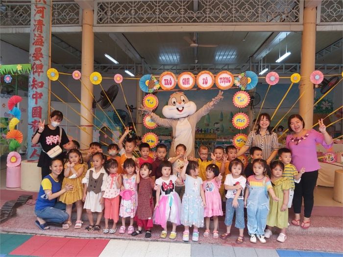 Hình ảnh không gian học tập sáng tạo tại Trường Mầm non 11