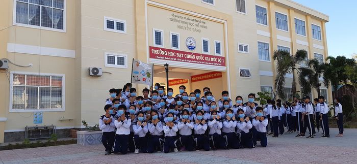 Hình ảnh đẹp về THPT Nguyễn Đáng - Ngôi trường đạt chuẩn quốc gia