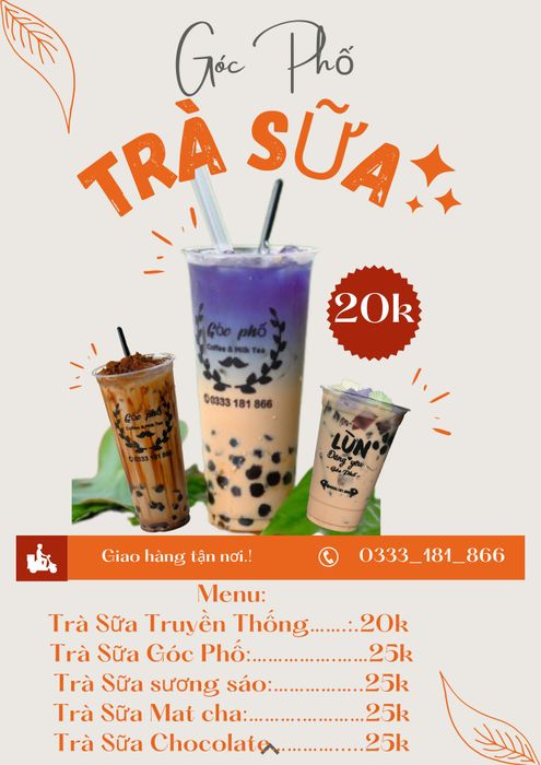 Không gian nghệ thuật tại Trà Sữa Góc Phố