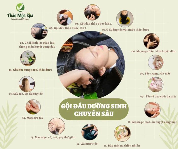 Góc thư giãn ấm cúng tại Spa Thảo Mộc