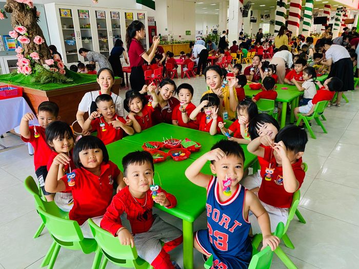Góc vui chơi sáng tạo tại Trường Mầm Non Việt Anh 3