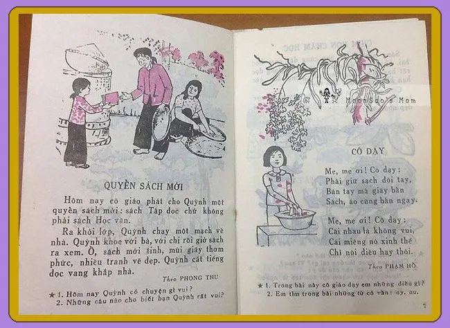 Hình ảnh cô giáo và bài học ý nghĩa