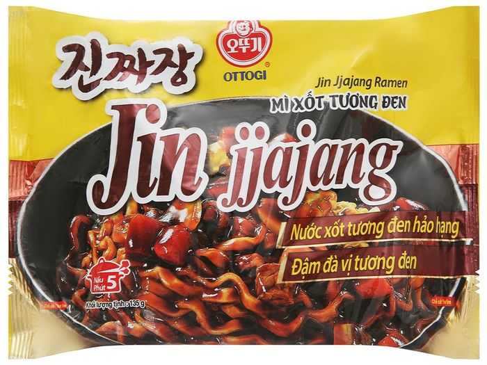 Hình ảnh mì Ottogi Jin Jjajang Ramen - Sự hoàn hảo trong từng sợi mì