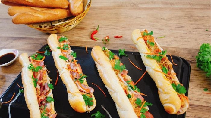Nghệ thuật trình bày bánh mì que Tứ Hải - Ảnh 2