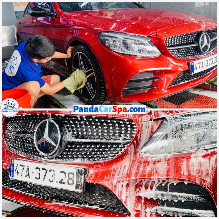 Quy trình chăm sóc xe chuyên nghiệp tại Panda Car Spa Nha Trang