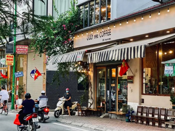 Không gian đầy cảm hứng tại July 1992 Coffee