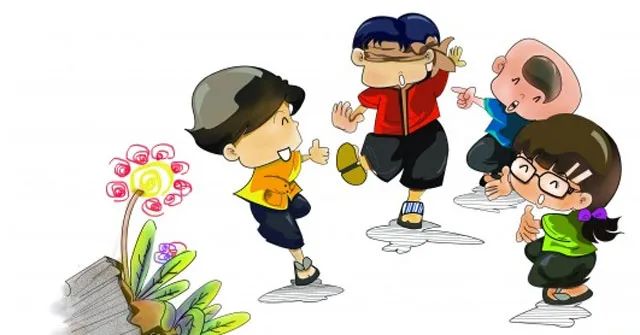Hình ảnh sinh động về trò chơi bịt mắt bắt dê trong đời sống hiện đại (Nguồn: Internet)