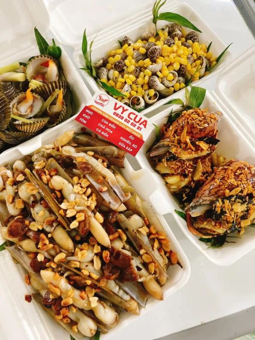 Những mẻ hải sản tươi ngon vừa về tại Vy Cua Cao Lãnh