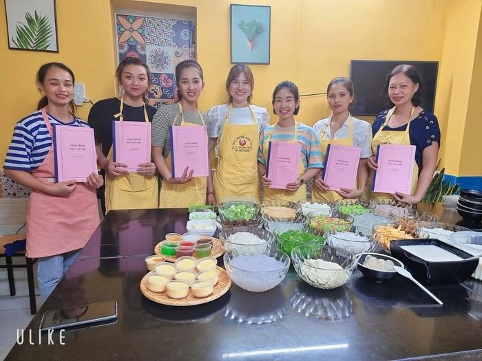 Hình ảnh lớp học nấu chè Mai Hương