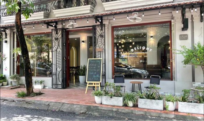 Không gian ấm áp tại Delight Coffee House