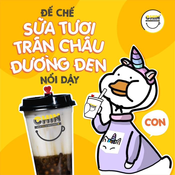 CHIN - MilkTea & Macchiato ảnh 2 - Góc nhìn cận cảnh về hệ thống topping đa dạng từ trân châu dai mềm đến pudding mịn màng trong mỗi ly trà sữa